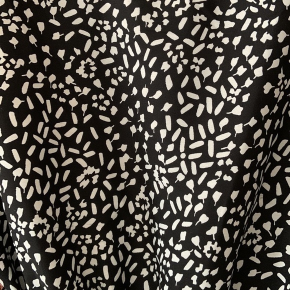 Motherhood Maternity Black & White Teal Tie Dress - Picture 8 of 8